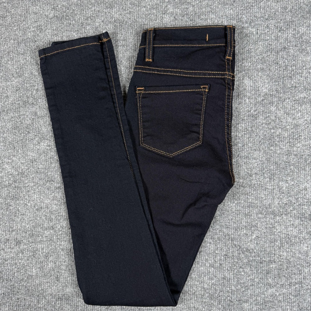 Flying Monkey Jeans Womens 24 Dark Wash Skinny‎ Stretch Denim Made in USA LT400N